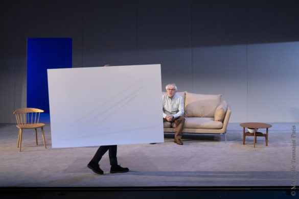 Spectacle "Art" de Yasmina Reza et mis en scène par François Morel, programmé au Théâtre de Suresnes Jean Vilar dans le cadre de la saison 24-25